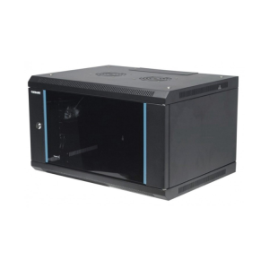ARMARIO 09U 600X450 INT 19" AÇO PRETO