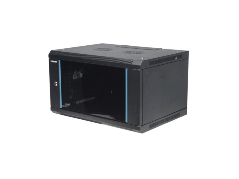 ARMARIO 09U 600X450 INT 19" AÇO PRETO