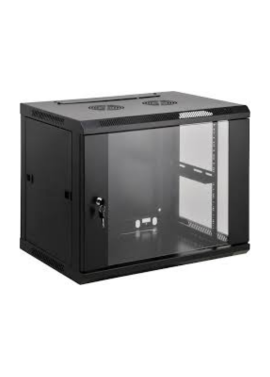 ARMARIO 06U 600X450 INT 19" AÇO PRETO
