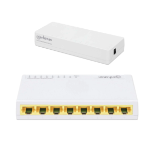 SWITCH 5 MANHAT GIGA IEEE 8023az PLASTICO