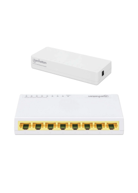 SWITCH 5 MANHAT GIGA IEEE 8023az PLASTICO