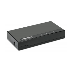 SWITCH 5 INTELLINET 101001000 GIGABIT PLASTICO PRETO