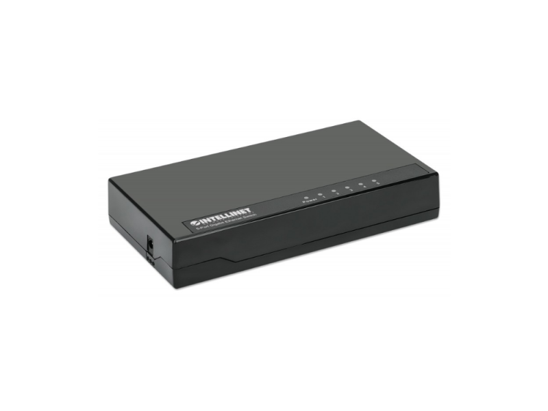 SWITCH 5 INTELLINET 101001000 GIGABIT PLASTICO PRETO