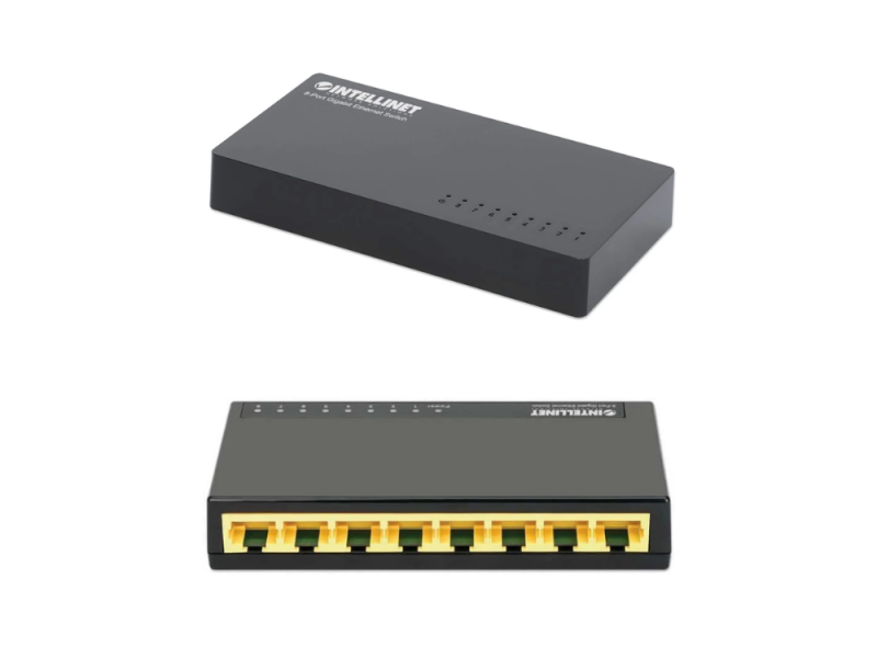 SWITCH 8 INTELL ETHERNET  DESKTOP PRETO