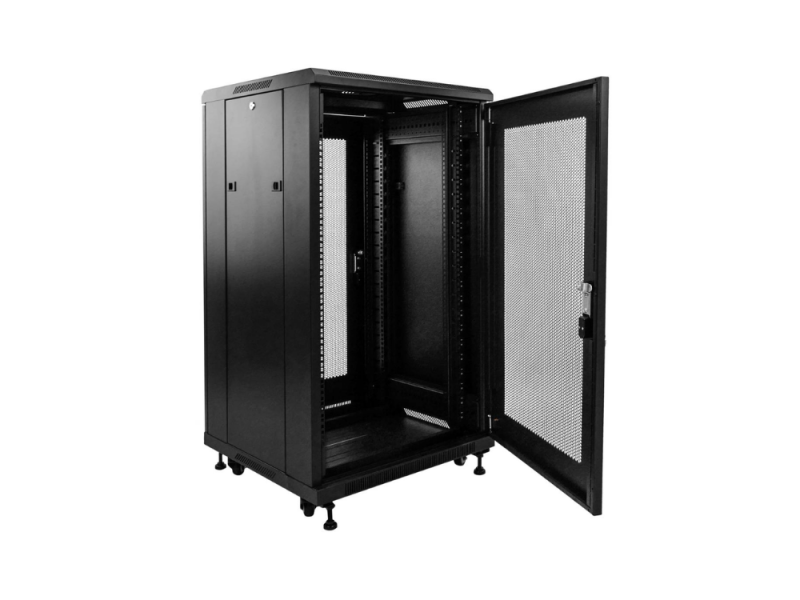 ARMARIO 06U 450X570 INT 19” AÇO (FP) PRETO