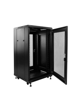 ARMARIO 06U 450X570 INT 19” AÇO (FP) PRETO