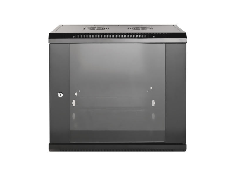 ARMARIO 09U 450X570 INT 19" AÇO PRETO