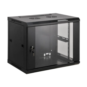 ARMARIO 12U 600X450 INT 19" AÇO PRETO