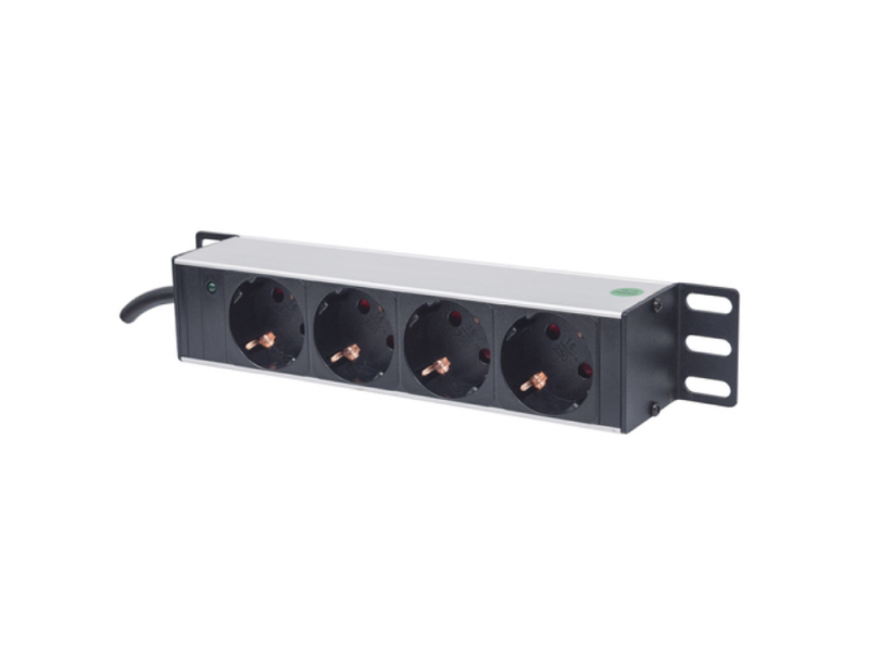 PDU RACKMOUNT 1U 4 GERMAN TYPE 18M INT
