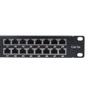 MODULO PATCH PANNEL24 PT CAT5ECAT 6 FTP PRETO