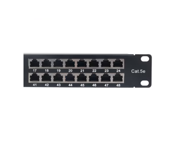 MODULO PATCH PANNEL24 PT CAT5ECAT 6 FTP PRETO