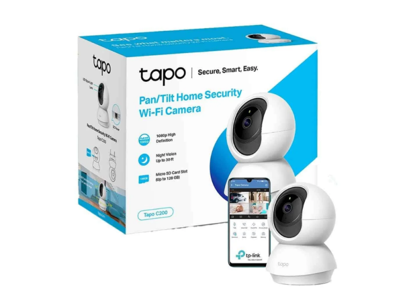 CAM WIRELESS TPLINK 1080P FHD 360 HORIZONTAL 114 VERTICAL 2UN