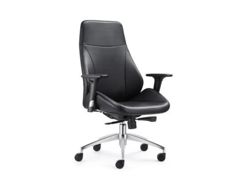 CADEIRA PU HIGH EXEC 2NIVEIS BK
