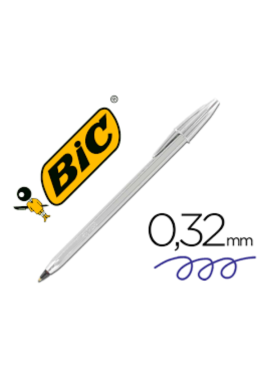 ME ESF BIC CRISTAL PRATEADA COR PRETA ESP EDITI (120)