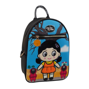 ME MOCHILA UNKEEPER SQUID GAME DOLL ROSA