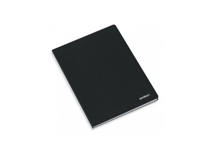 ME CAD AGRAF A4 60G80F PAUTADO MARGEM VRM CAPA PRETA (110)