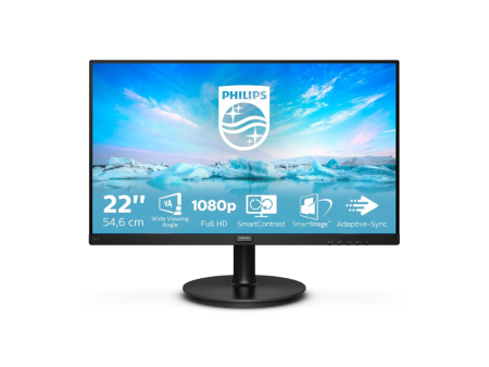 MONITOR 22" PHILIPS FULL HD 169 4MS 75HZ VGAHDMI