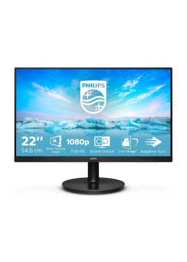 MONITOR 22" PHILIPS FULL HD 169 4MS 75HZ VGAHDMI