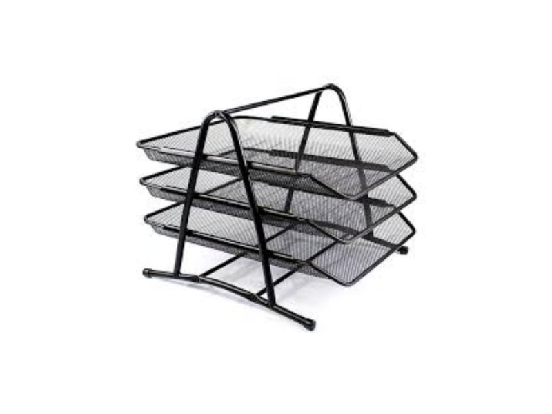 ME TABULEIRO QCONNECT CORRESP REDE METAL 3 GAVETAS PRETO