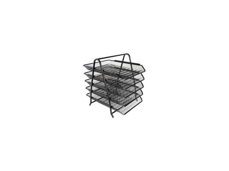 ME TABULEIRO QCONNECT CORRESP REDE METAL 5 GAVETAS PRETO (350X275X375 MM)