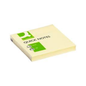 ME POSTIT 76X76 QCONNECT 100FLS AMARELO (112)