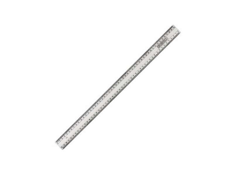 ME REGUA LIDERPAPEL PLASTICA CRISTAL 50CM (120)