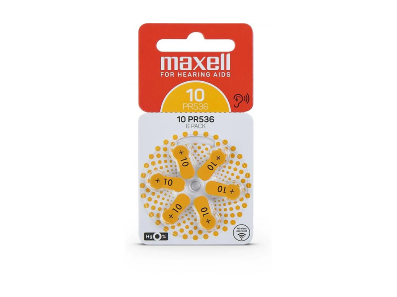PILHA MOEDA MAXELL PR536WA 10 6UN 145V