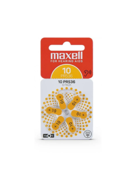 PILHA MOEDA MAXELL PR536WA 10 6UN 145V