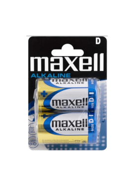 PILHA D LR20 PK2 MAXELL ALKALINE
