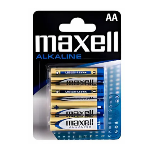 PILHA AA LR06 PK4 MAXELL ALKALINE