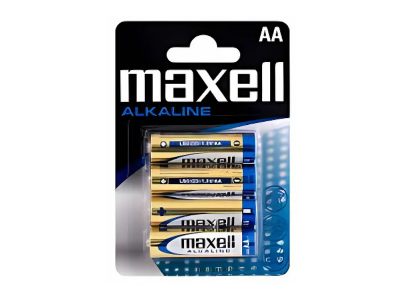 PILHA AA LR06 PK4 MAXELL ALKALINE