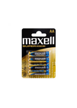 PILHA AA LR06 PK4 MAXELL SUPERALCALINA