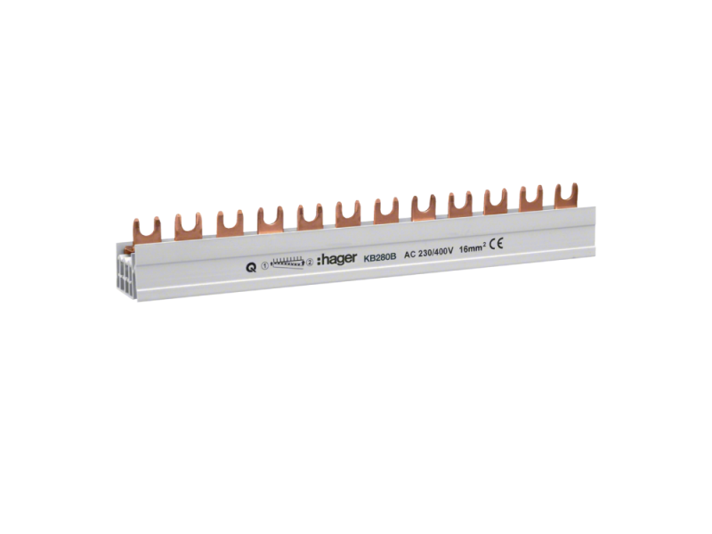 PENTE DE LIGACAO HAGER 2P 80A (PONT) 16MM2 57M