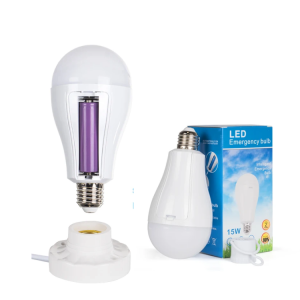 LAMPADA EMERGENCIA BAT DUPLA 15W 2400MAH