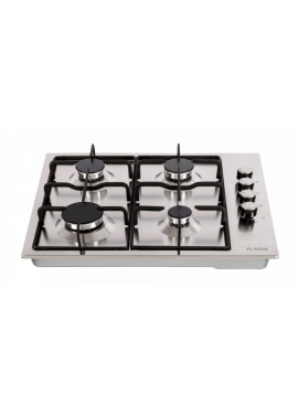 GD BIN PLACA A GÁS ENCASTRE FLAMA 60 INOX LAT 9005FL