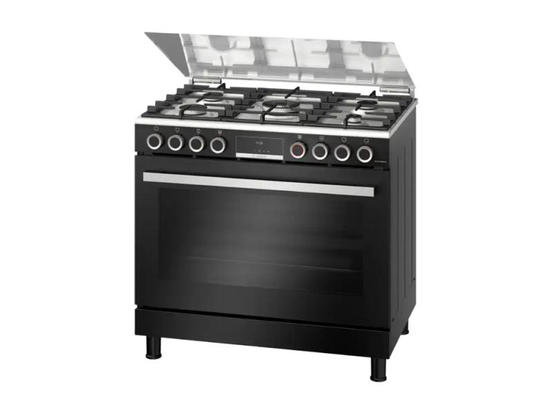 GD FOGAO BOSCH 90CM GAS SERIE 6 FORNO GAS PRETO