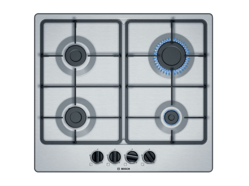 GD BIN PLACA BOSCH 60CM GAS SERIE 4 INOX 4P