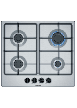 GD BIN PLACA BOSCH 60CM GAS SERIE 4 INOX 4P