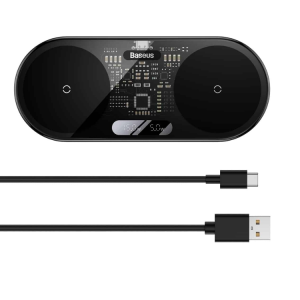 CARREGADOR BASEUS WIRELESS 2X BASES 20W