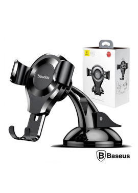 SUPORTE DE CARRO BASEUS C VENTOSA PRETO
