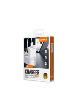CARREGADOR LDNIO QC30 USB MICRO BRANCO