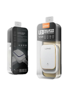 CARREGADOR LDNIO TOUCH LED 4USB LIGHTING