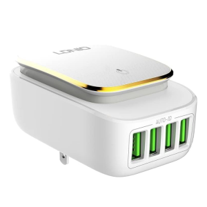 CARREGADOR LDNIO TOUCH LED 4USB MICRO