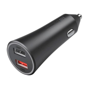 CARREGADOR XIAOMI MI AUTO ISQUEIRO 37W DUALPORT PRETO
