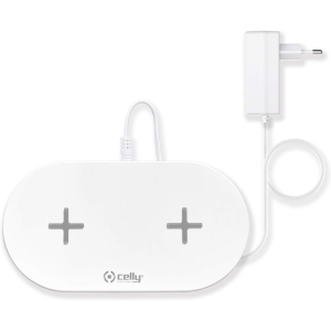 CARREGADOR DUPLO CELLY WIRELESS FAST CHARGER