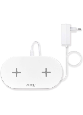 CARREGADOR DUPLO CELLY WIRELESS FAST CHARGER