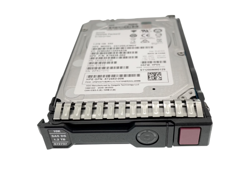 HPE 12TB 10K 12G SFF SC DS 25IN SAS