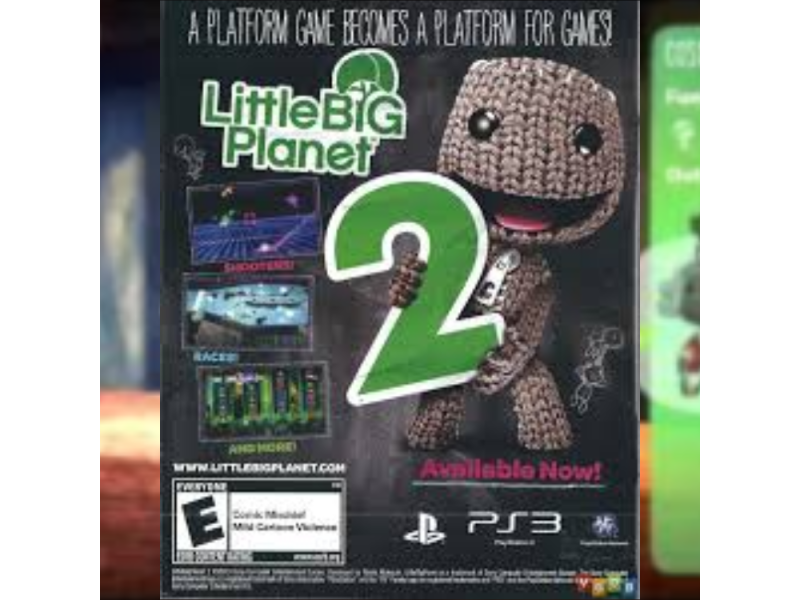 JOGO PS3 LITTLE BIG PLANET 2