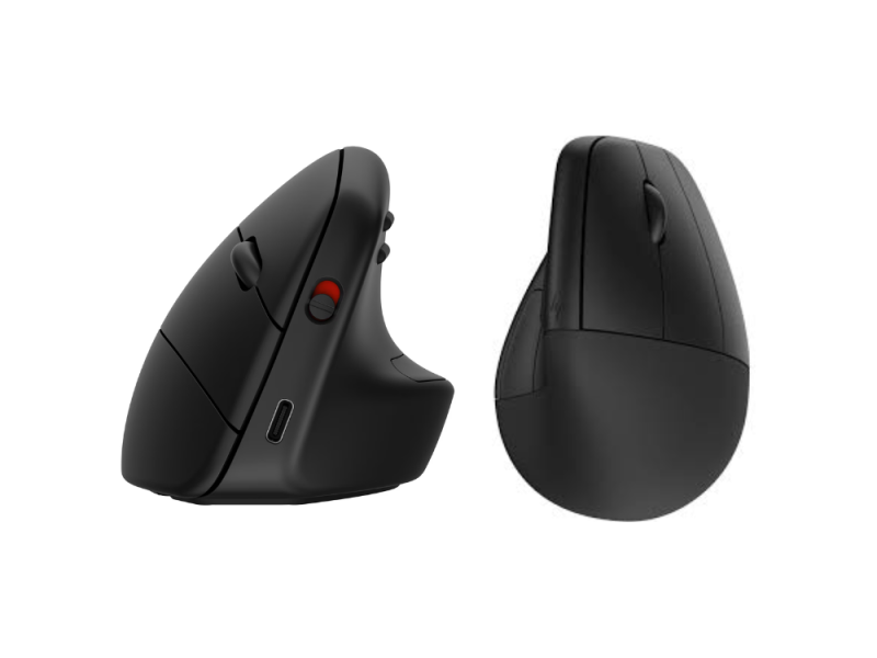MOUSE HP WIFI 920 ERGONOMICO VERTICAL PRETO
