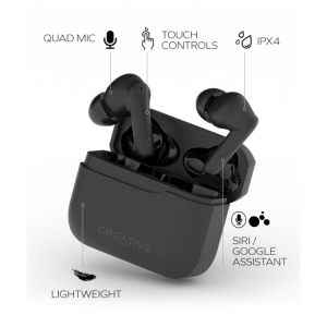 INEAR CREATIVE ZEN AIR 2 BT PRETO
